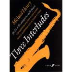 Image links to product page for Three Interludes for Saxophone and Piano