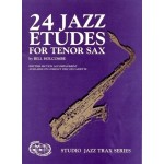 Image links to product page for 24 Jazz Etudes for Tenor Saxophone