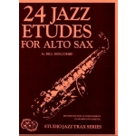 Image links to product page for 24 Jazz Etudes for Alto Sax