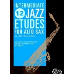 Image links to product page for 12 Intermediate Jazz Etudes for Alto Sax