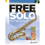 Image links to product page for Free to Solo for Alto Saxophone (includes CD)