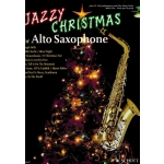 Image links to product page for Jazzy Christmas for Alto Saxophone (includes Online Audio)