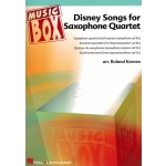 Image links to product page for Disney Songs for Saxophone Quartet