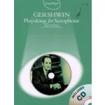 Image links to product page for Gershwin Playalong for Alto Saxophone (includes CD)