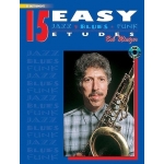 Image links to product page for 15 Easy Jazz, Blues & Funk Etudes [Eb Sax] (includes CD)