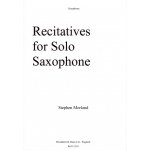 Image links to product page for Recitatives for Solo Saxophone