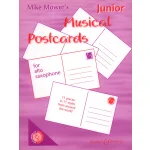 Image links to product page for Junior Musical Postcards for Alto Sax (includes CD)