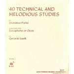 Image links to product page for 40 Technical & Melodious Studies for Saxophone or Oboe, Book 1