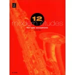 Image links to product page for 12 Modern Etudes for Solo Saxophone