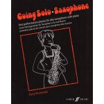 Image links to product page for Going Solo for Alto Saxophone and Piano Accompaniment