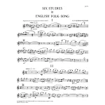 Image links to product page for Six Studies in English Folk-Song for Alto Saxophone
