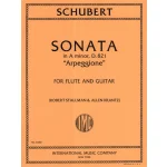 Image links to product page for Sonata "Arpeggione" in A minor for Flute and Guitar, D. 821
