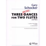Image links to product page for Three More Dances for Two Flutes and Piano
