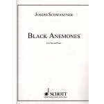 Image links to product page for Black Anemones for Flute and Piano