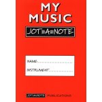 Image links to product page for My Music Jot-A-Note (A4 Red)