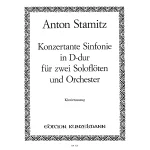 Image links to product page for Konzertante Sinfonie in D major for Two Flutes and Piano