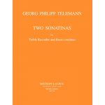 Image links to product page for Two Sonatinas from 'New Sonatinas' for Flute and Piano, TWV41