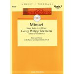 Image links to product page for Minuet from Suite in A minor for Flute and Piano, TWV55:a2 (includes CD)