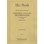 Image links to product page for Concerto in D major arranged for Flute and Piano, TWV51:D3