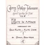 Image links to product page for Suite in A minor for Solo Flute with Flute Choir
