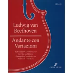 Image links to product page for Andante Con Variazioni for Cello and Piano