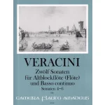 Image links to product page for Twelve Sonatas for Flute and Basso Continuo, Vol. 2 Sonatas 4-6