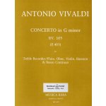 Image links to product page for Concerto in G minor for Camber Group & Piano, RV105 (P403)