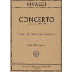 Image links to product page for Concerto in G minor arranged for Flute, Oboe and Bassoon, RV103 FX11 No 4