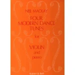 Image links to product page for 4 Modern Dance Tunes for Violin and Piano