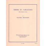 Image links to product page for Theme et Variations for Violin and Piano