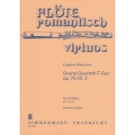 Image links to product page for Grand Quartet in F major for Four Flutes, Op. 70 No. 2