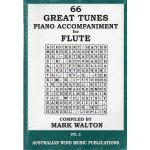 Image links to product page for 66 Great Tunes for Flute [Piano Accompaniment Book]
