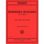 Image links to product page for Romanza Siciliana for Flute and Piano, J47