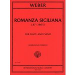 Image links to product page for Romanza Siciliana for Flute and Piano, J47