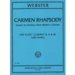 Image links to product page for Carmen Rhapsody for Flute, Clarinet in A & Bb and Piano