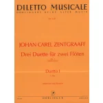 Image links to product page for Three Duets for Two Flutes: No. 1 in C major, Op1/1