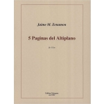 Image links to product page for 5 Palginas del Altiplano for Solo Flute