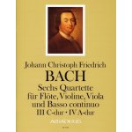 Image links to product page for Six Quartets: 3. C Major, 4. A Major (flute  & strings), Vol 2