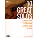 Image links to product page for 10 Great Solos for Violin (includes CD)