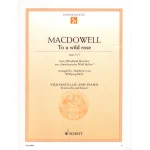Image links to product page for To a Wild Rose for Cello and Piano, Op. 51/1