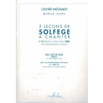 Image links to product page for 5 Leçons de Solfege a Chanter - Five Sight-Singing Lessons
