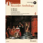 Image links to product page for Baroque Recorder Anthology for Treble Recorder and Piano, Vol 4 (includes Online Audio)