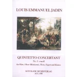 Image links to product page for Quintetto Concertant No.3 in C minor for Flute, Oboe/Clarinet, Horn, Bassoon and Piano