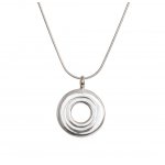 Image links to product page for Ellen Burr Sterling Silver Flute Key Pendant