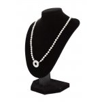 Image links to product page for Ellen Burr Sterling Silver Flute Open Hole Key on 4mm Ivory Pearl Necklace