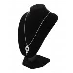Image links to product page for Ellen Burr Sterling Silver Open Hole Key Pendant with Single Pearl