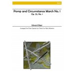 Image links to product page for Pomp and Circumstance March for Flute Quartet (or Choir), Op 39 No 1