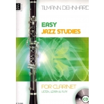 Image links to product page for Easy Jazz Studies for Clarinet (includes CD)