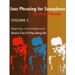 Image links to product page for Jazz Phrasing for Saxophone Vol. 2 (includes 2 CDs)
