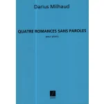 Image links to product page for Quatre Romances sans Paroles for Piano
